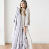 PATTERNED FAUX FUR THROW BLANKETS From Saranoni