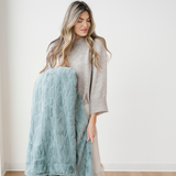 PATTERNED FAUX FUR THROW BLANKETS From Saranoni