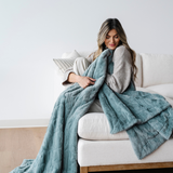 PATTERNED FAUX FUR XL THROW BLANKETS From Saranoni