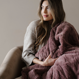 PATTERNED FAUX FUR XL THROW BLANKETS From Saranoni