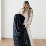 PATTERNED FAUX FUR XL THROW BLANKETS From Saranoni