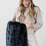 PATTERNED FAUX FUR XL THROW BLANKETS From Saranoni