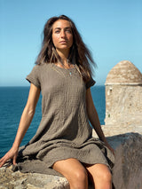 Tee Dress From Cotton Flower Clothing