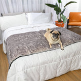 PupProtector™ Luxe Waterproof Bed Runner - Ultra Soft Chinchilla from Paw.com