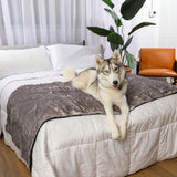 PupProtector™ Luxe Waterproof Bed Runner - Ultra Soft Chinchilla from Paw.com