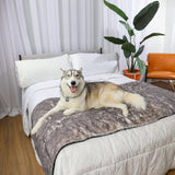 PupProtector™ Luxe Waterproof Bed Runner - Ultra Soft Chinchilla from Paw.com
