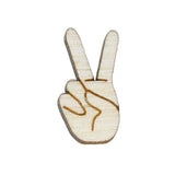 Peace Sign Studs from LE CHIC MIAMI