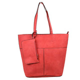 3 In 1 Large Soft Faux Leather Womens Tote Handbags  from Madeline Love