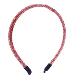 Bling Stone Accented Crystal Studded Shimmer Headband from Madeline Love