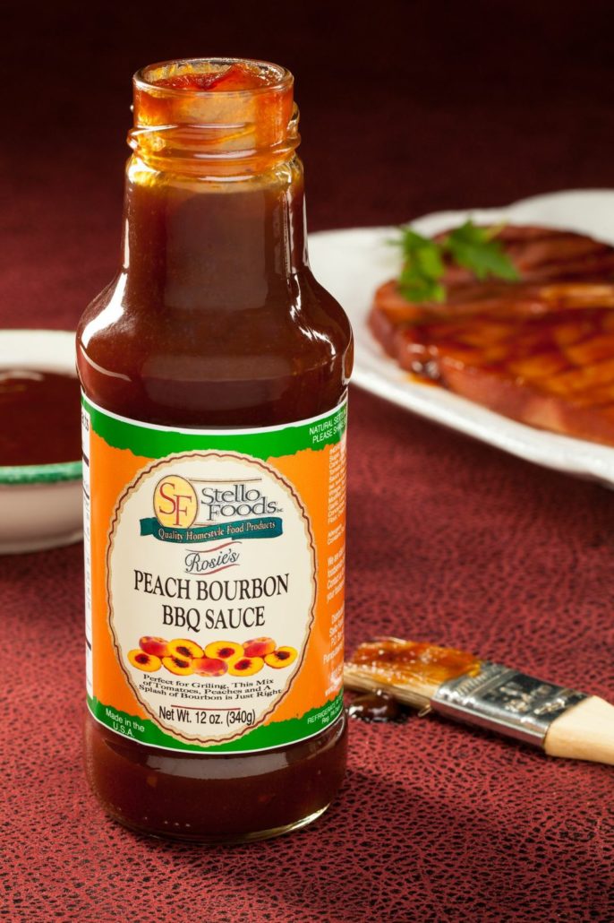 Stello Foods - Rosie's Peach Bourbon BBQ Sauce 13 oz from Stello Foods