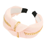 Chain Trim Knot Headband from Madeline Love