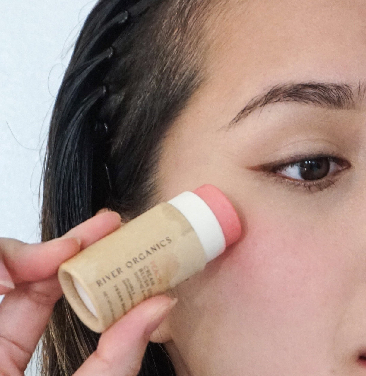 Creamy Vegan Blush Stick -  Peachy from River Organics