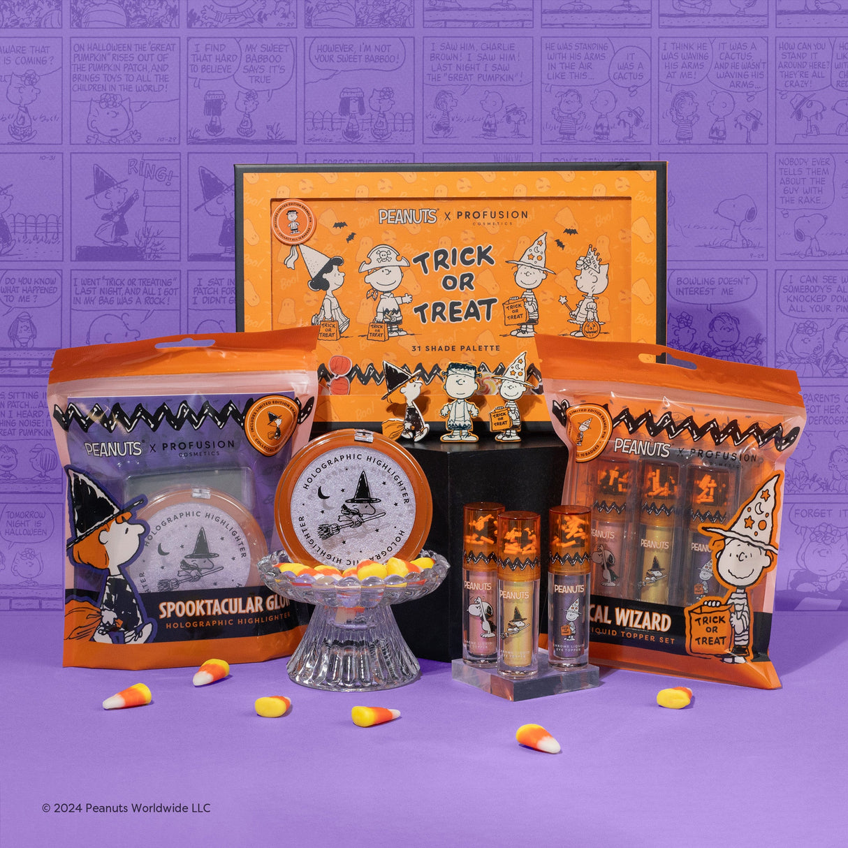 Peanuts Halloween |Magical Wizard Chrome Liquid Topper Set from Profusion Cosmetics