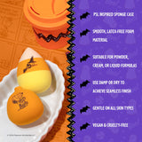 Peanuts Halloween | Pumpkin Blend Sponge Set w/ Holder from Profusion Cosmetics