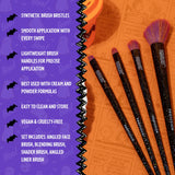 Peanuts Halloween | Witchy Blend 4 PC Eye & Face Brush Set from Profusion Cosmetics