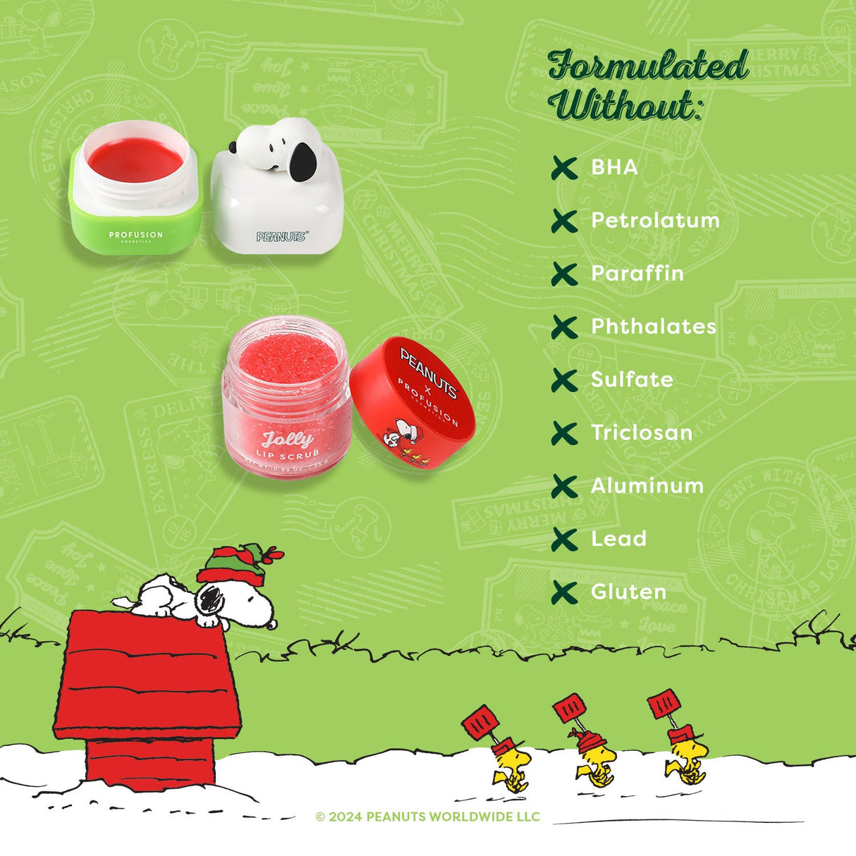 Peanuts Holiday | And To All A Goodnight Set from Profusion Cosmetics