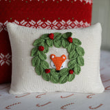 Peekaboo Fox Mini Pillow from Melange Collection
