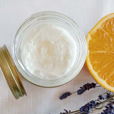 Pemberley Orange and Lavender Scented Whipped Tallow Balm from Clara & Fritz Tallow Shop