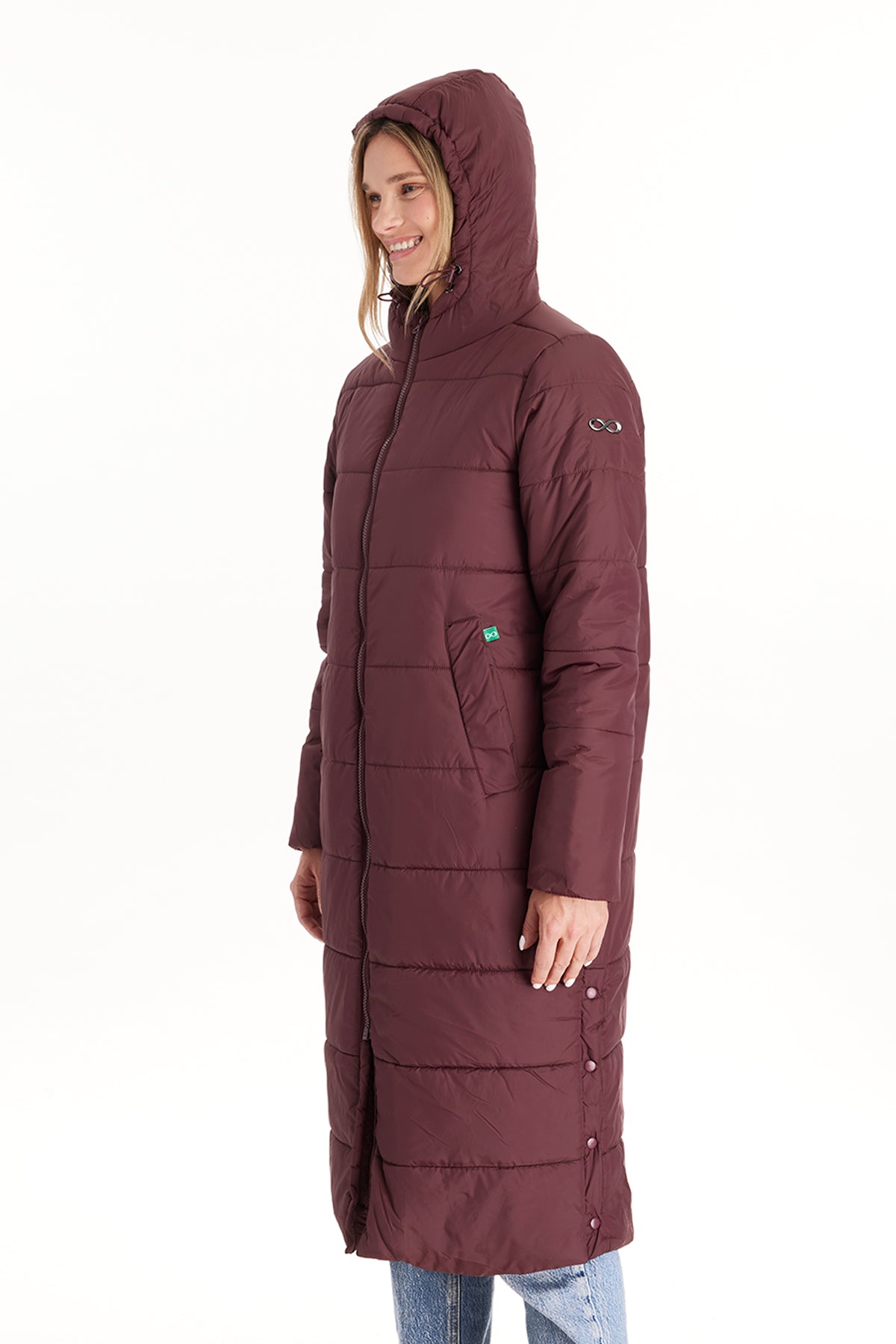 Penelope 3 in 1 Long Puffer maternity Coat From Moderneternity