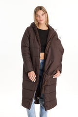 Penelope 3 in 1 Long Puffer maternity Coat From Moderneternity