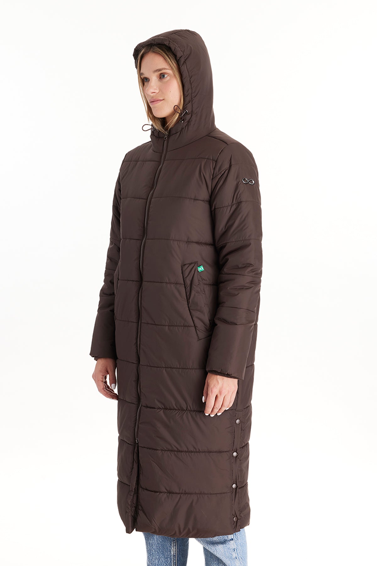 Penelope 3 in 1 Long Puffer maternity Coat From Moderneternity