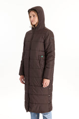 Penelope 3 in 1 Long Puffer maternity Coat From Moderneternity