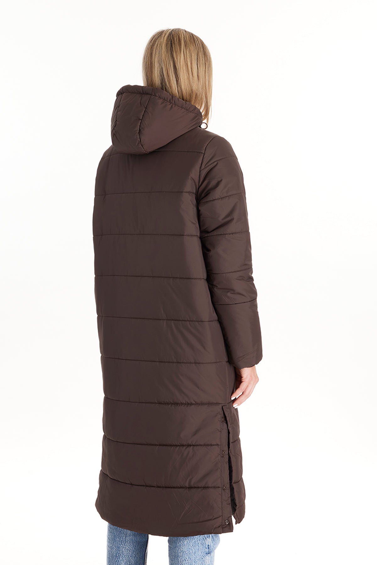 Penelope 3 in 1 Long Puffer maternity Coat From Moderneternity