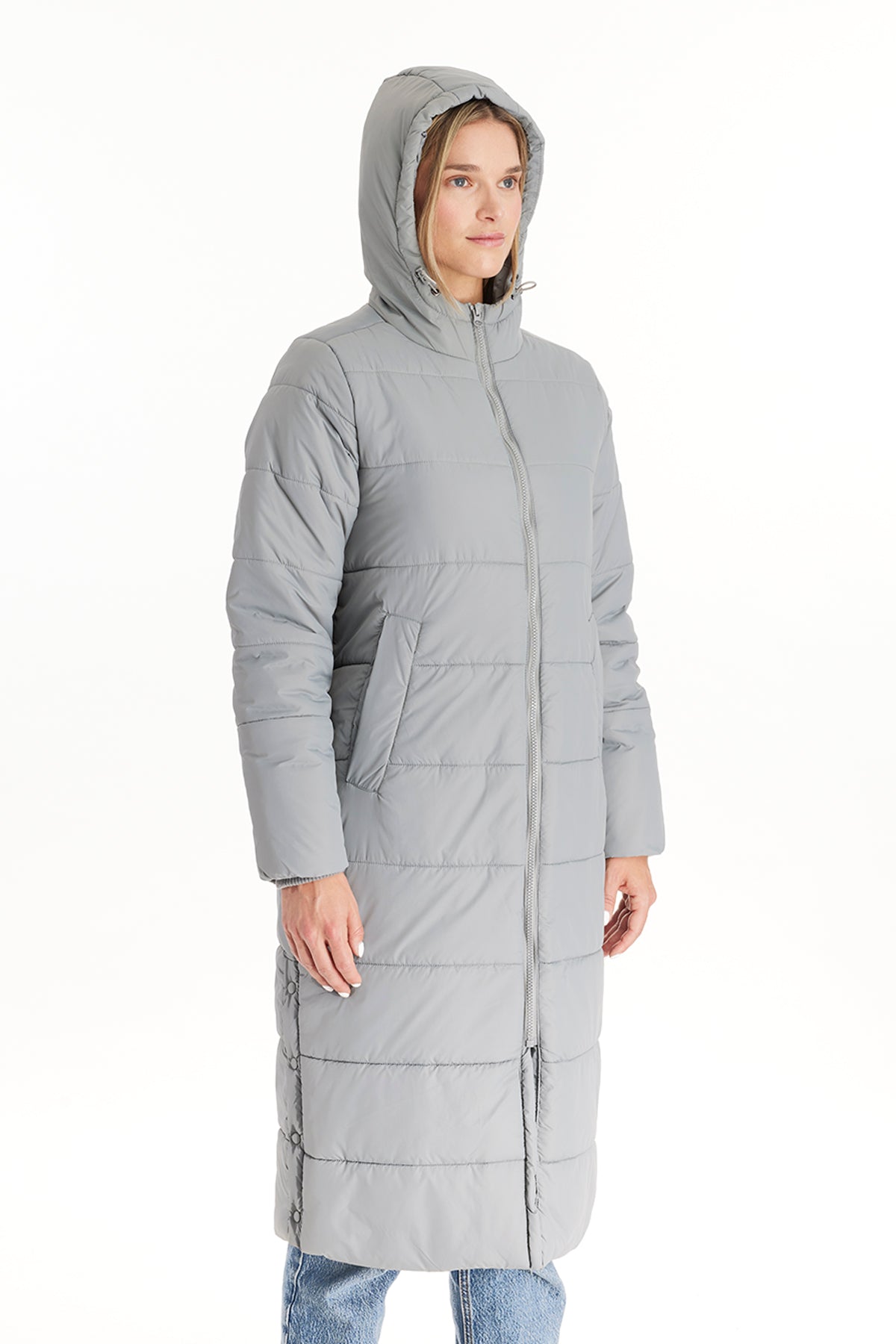 Penelope 3 in 1 Long Puffer maternity Coat From Moderneternity