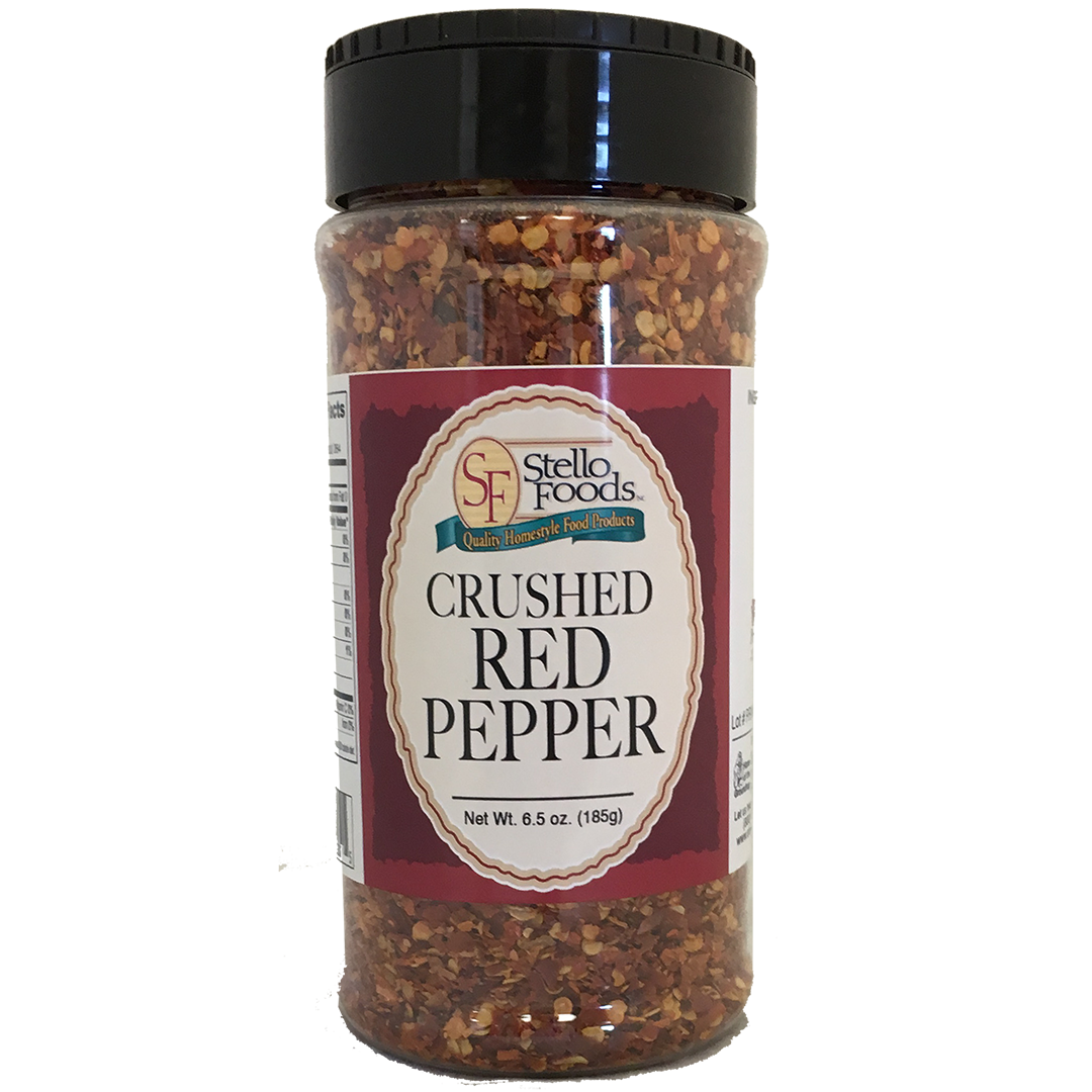 Stello Foods Spices - Red Pepper - Crushed 6.5 oz from Stello Foods