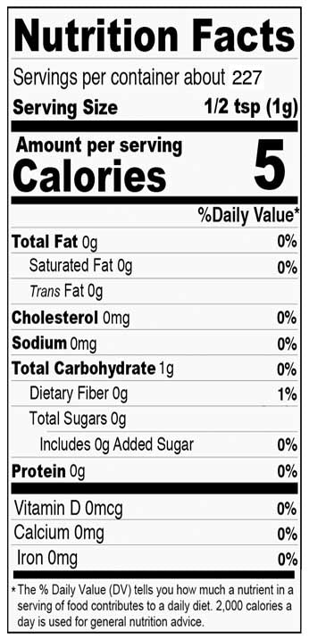 Stello Foods Spices - Pepper - Black - 7.6 oz from Stello Foods