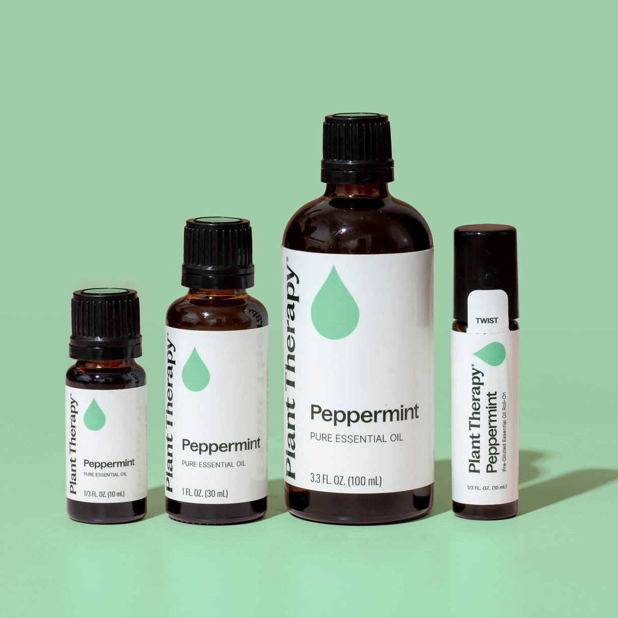Peppermint Essential Oil Pre-Diluted Roll-on from Plant Therapy