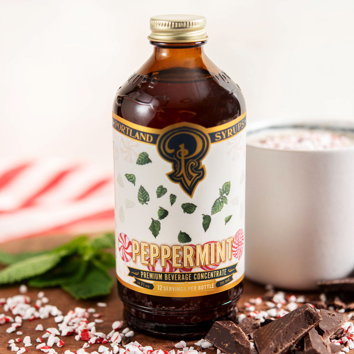 Peppermint Syrup two-pack from Portland Syrups