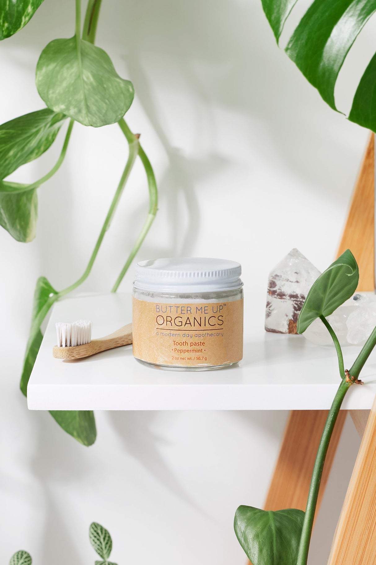 All Natural Organic Whitening Toothpaste / Remineralizing Toothpaste from Butter Me Up Organics