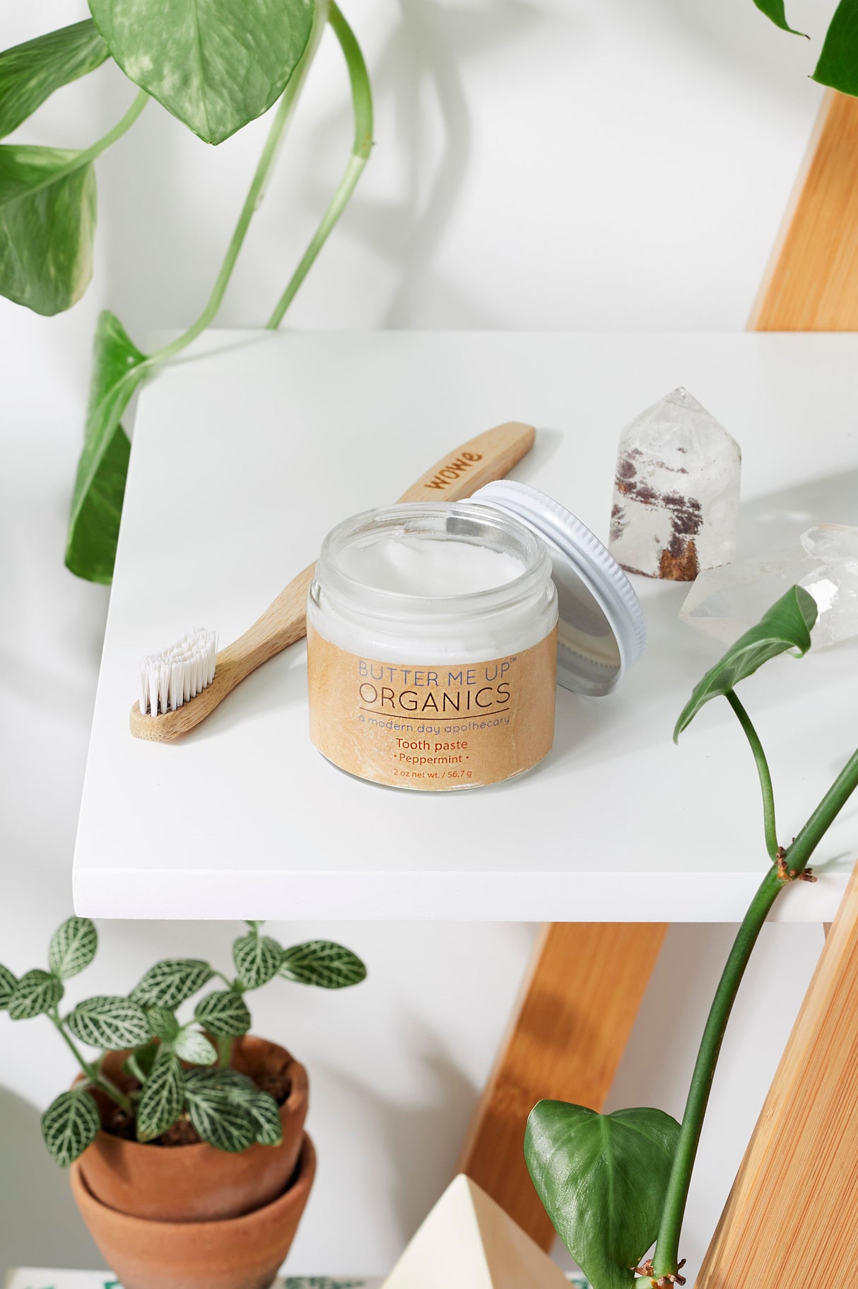 All Natural Organic Whitening Toothpaste / Remineralizing Toothpaste from Butter Me Up Organics