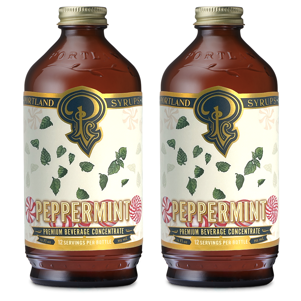 Peppermint Syrup two-pack from Portland Syrups