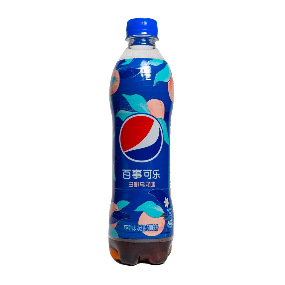 Pepsi Peach Oolong (500ml) (China) 12-Pack from PETEZ POP WHOLESALE