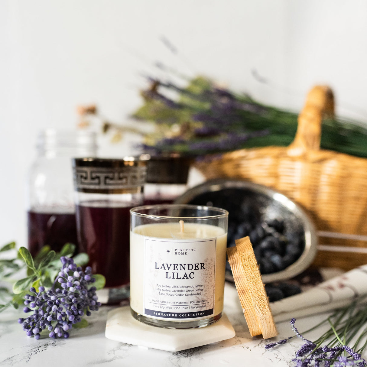 Classic Wick Soy Candle from Peripeti Home
