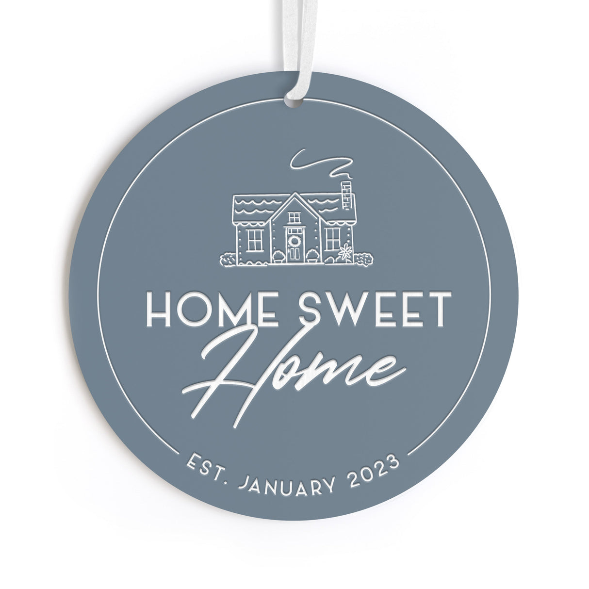 Home Sweet Home Acrylic Ornament from The Cotton & Canvas Co.