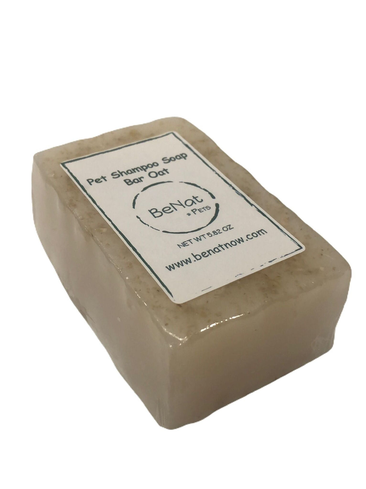 BeNat Pets. All-Natural Pet Shampoo Bar. Oat. 5.8 oz. from BeNat