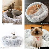 Mr. Peanut's 28" OrthoPlush® Pet Bed - Snowflake White Two Tone from Mr. Peanut's Pet Carriers