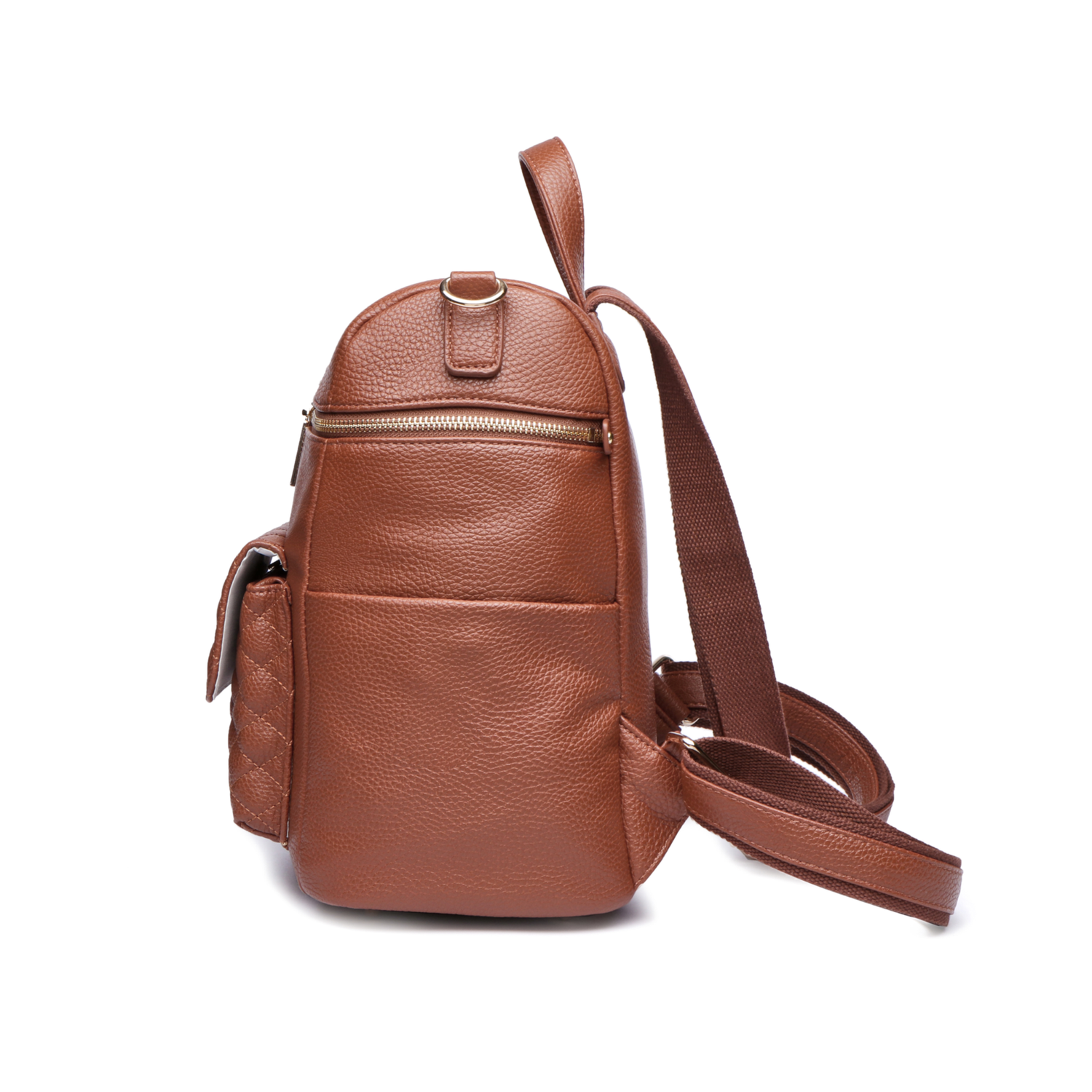 Petit Monaco Diaper Bag | Caramel Brown From Luli Bebé