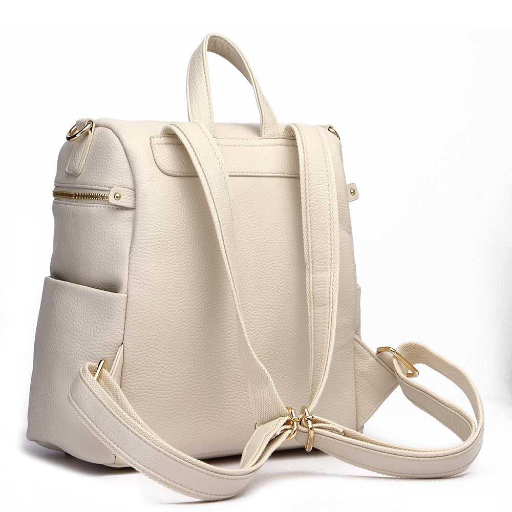 Petit Monaco Diaper Bag | Pearl White From Luli Bebé