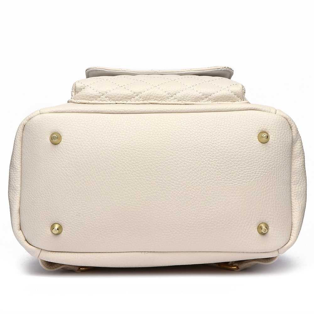 Petit Monaco Diaper Bag | Pearl White From Luli Bebé