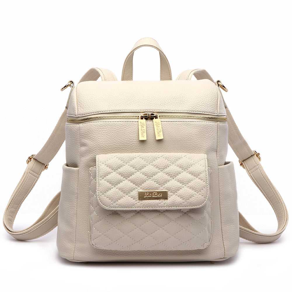 Petit Monaco Diaper Bag | Pearl White From Luli Bebé