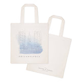 Philadelphia Cityscape Cotton Canvas Tote Bag from The Cotton & Canvas Co.