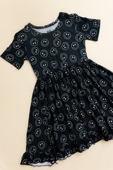 MIDNIGHT SMILES DREAM RUFFLE DRESS from DREAM BIG LITTLE CO