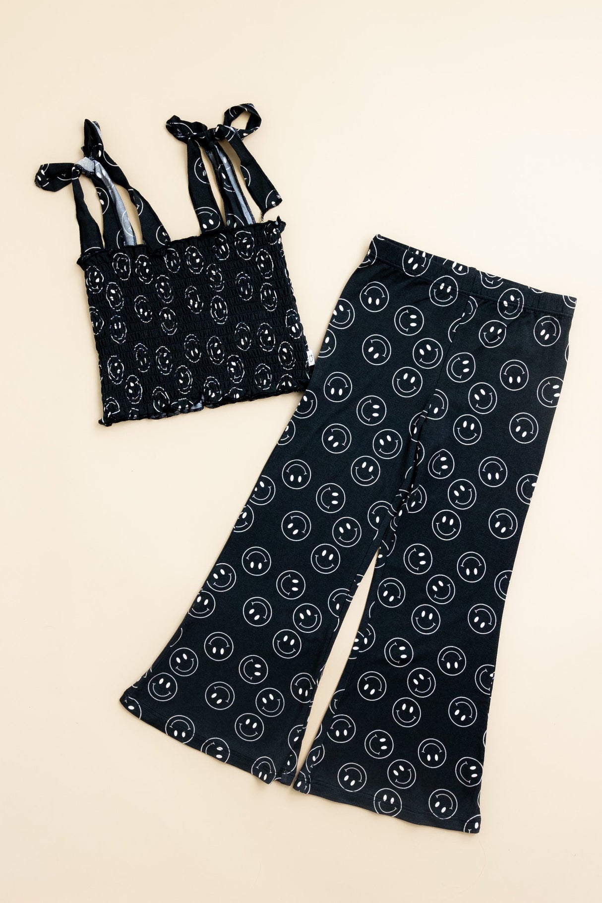 MIDNIGHT SMILES DREAM SMOCKED FLARE SET from DREAM BIG LITTLE CO