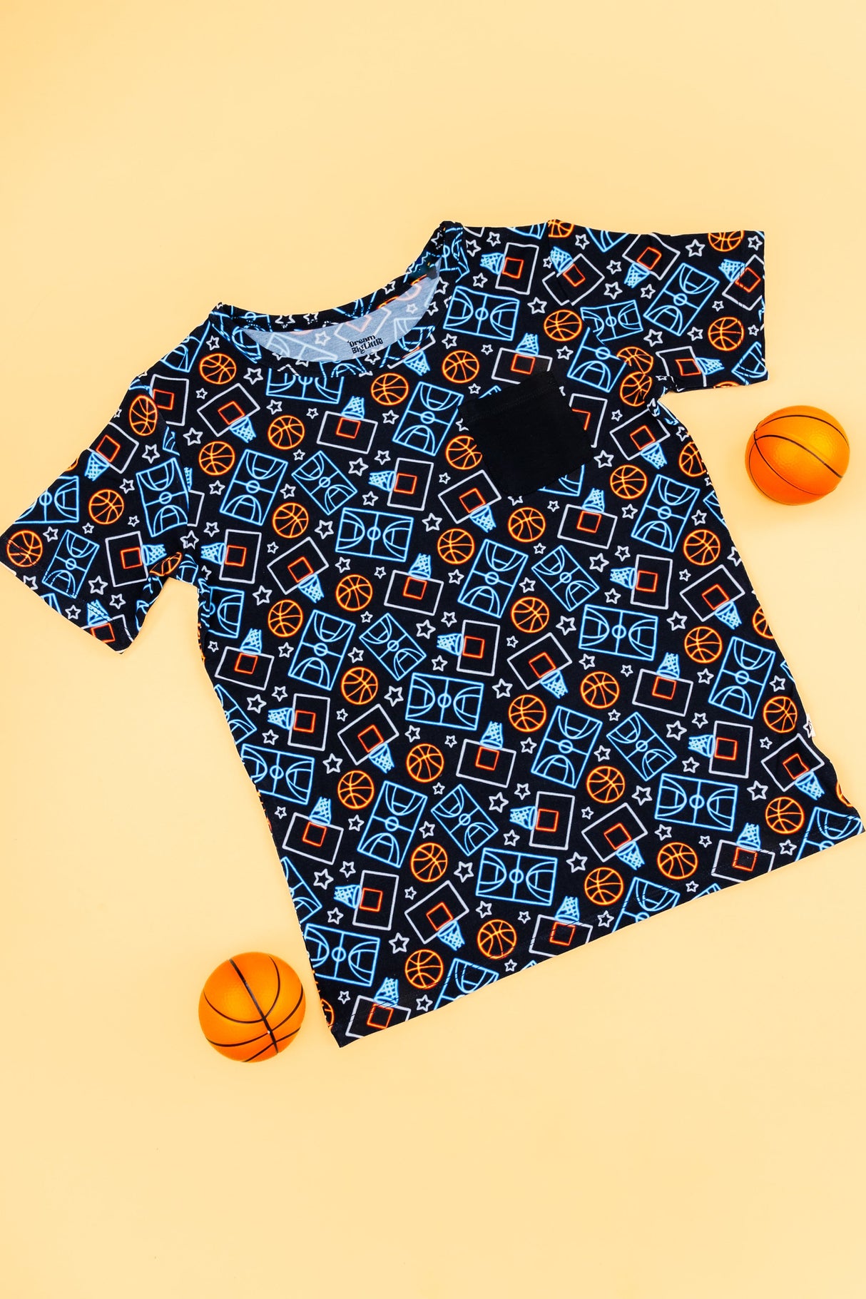 DUNKIN' VIBES DREAM POCKET TEE from DREAM BIG LITTLE CO