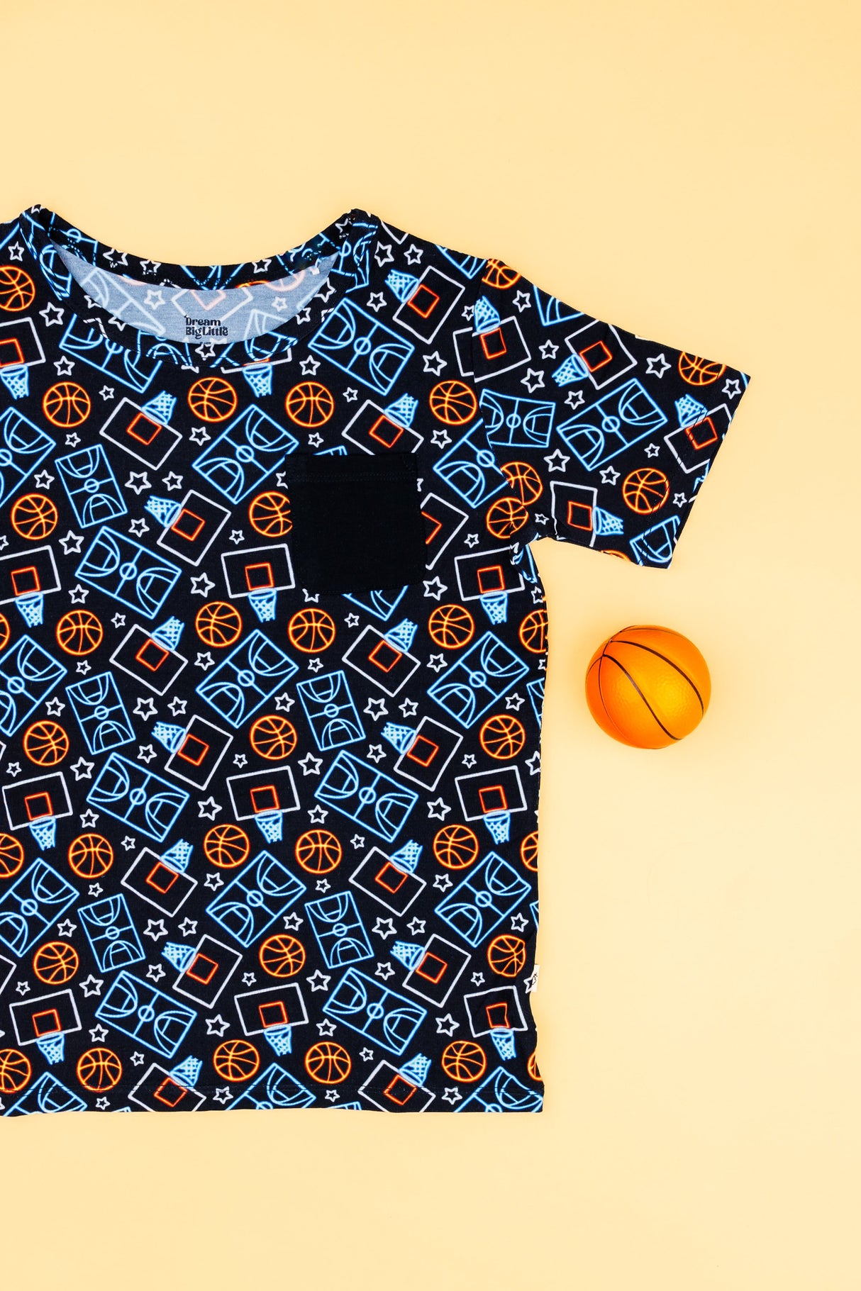 DUNKIN' VIBES DREAM POCKET TEE from DREAM BIG LITTLE CO