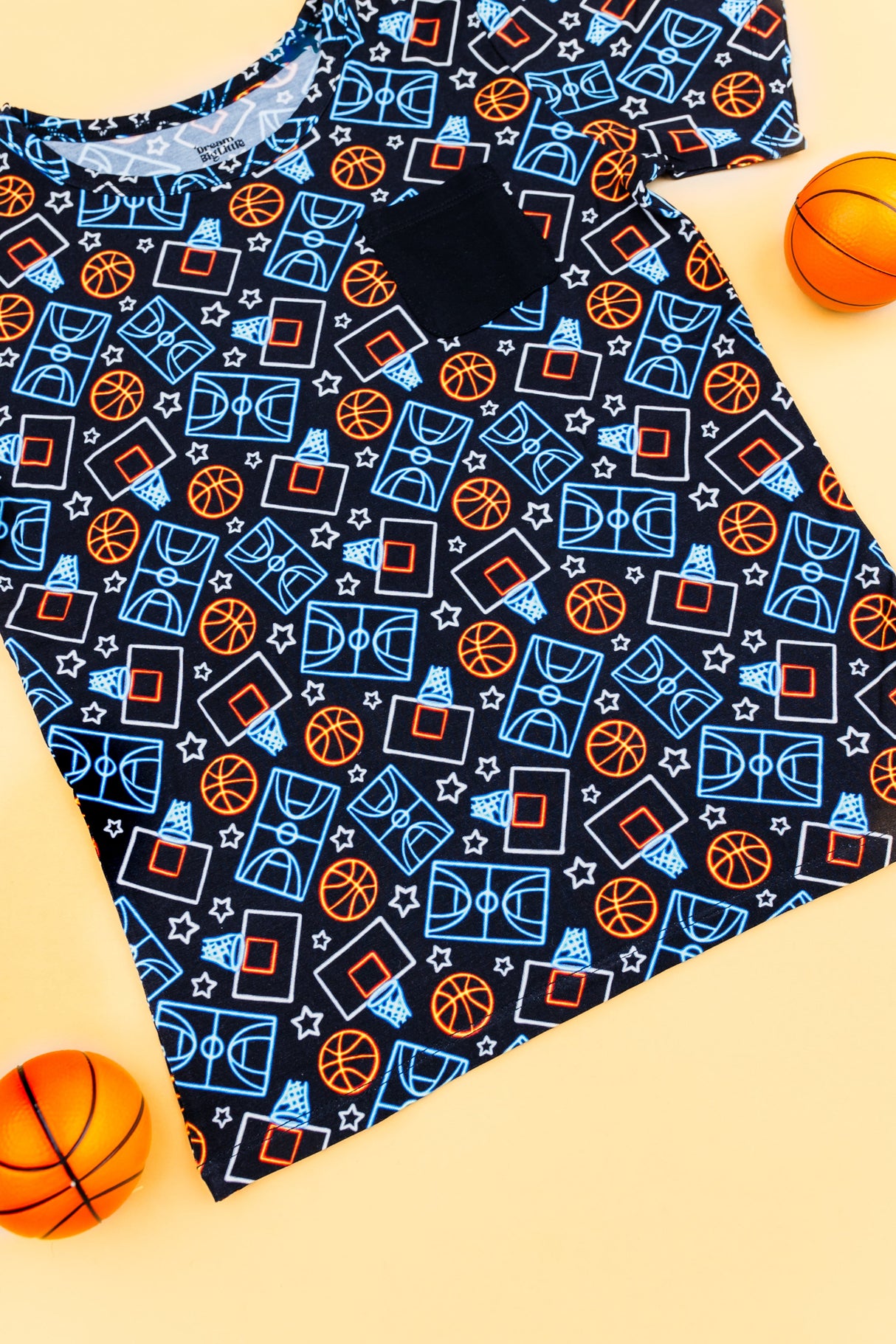 DUNKIN' VIBES DREAM POCKET TEE from DREAM BIG LITTLE CO